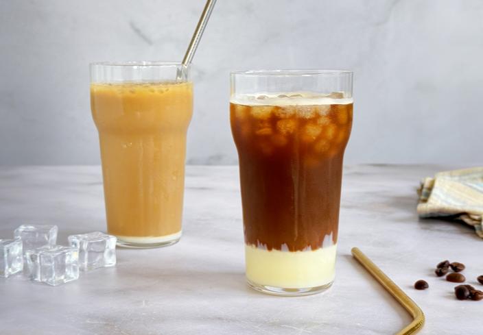 Iced Café Bombón: La receta perfecta de 2 capas